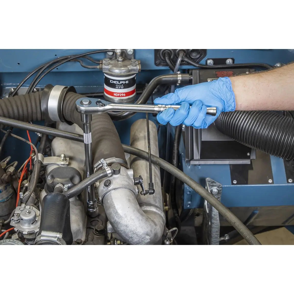 Sealey Premier Platinum Socket Set 1/2"Sq Drive 24pc - Premier Platinum White Rose Tools