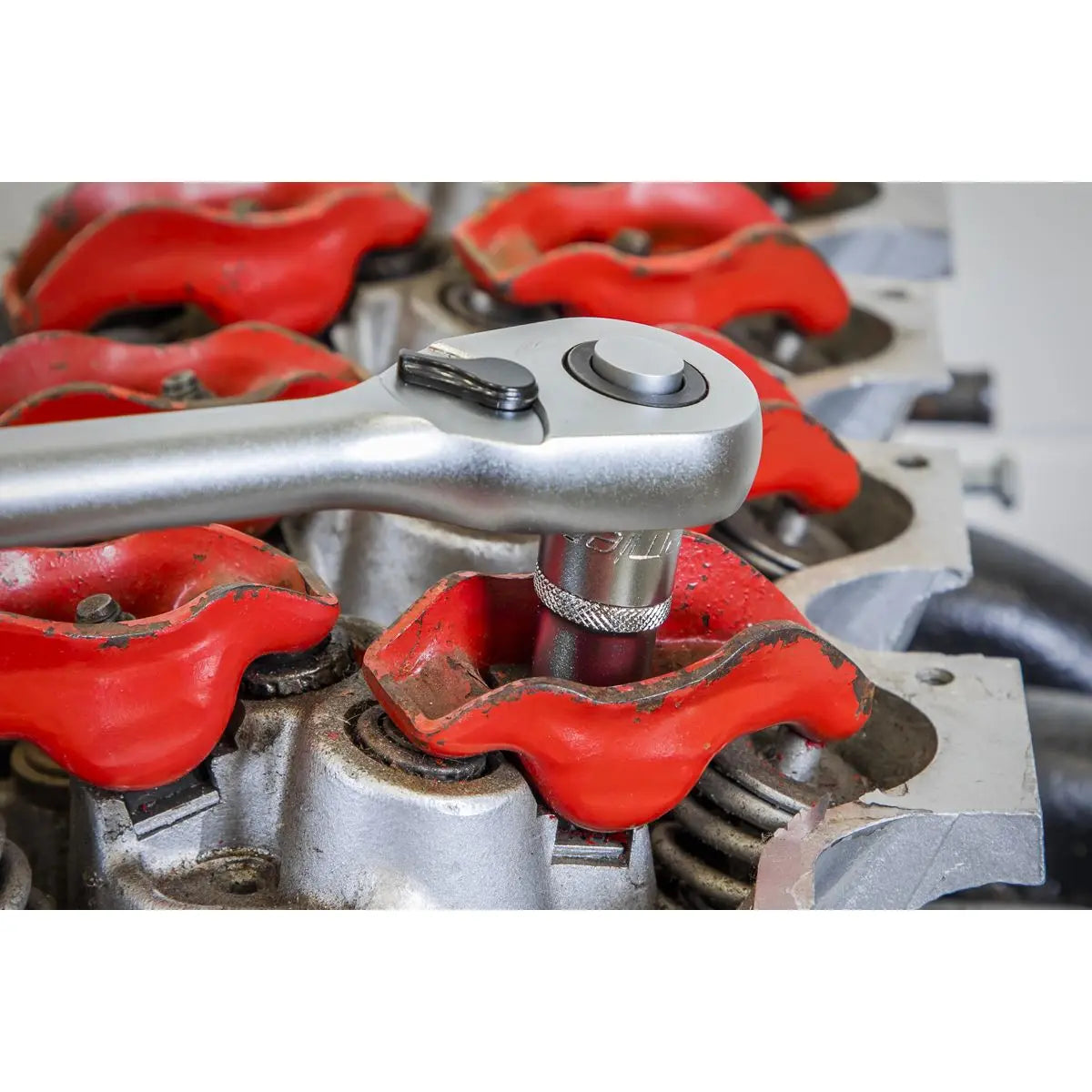 Sealey Premier Platinum Socket Set 1/2"Sq Drive 24pc - Premier Platinum White Rose Tools