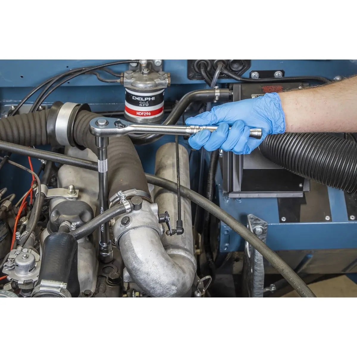 Sealey Premier Platinum Socket Set 1/4" & 1/2"Sq Drive 108pc - Premier Platinum White Rose Tools