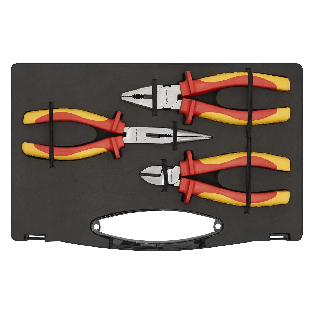 Sealey Premier Pliers Set 3pc VDE Approved