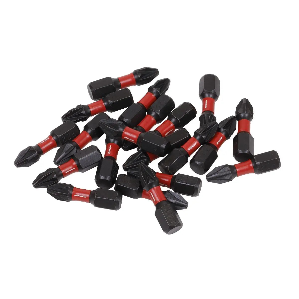 Sealey Premier Pozi #2 Impact Power Tool Bits 25mm - 20pc