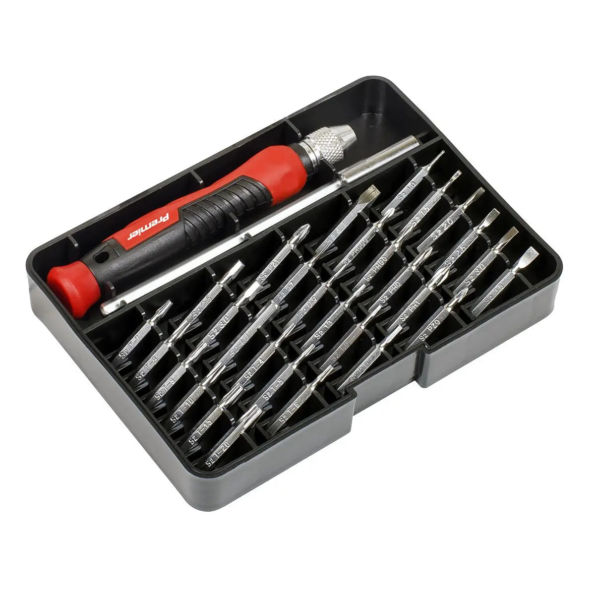 Sealey Premier Precision Bit Screwdriver Set 32pc White Rose Tools