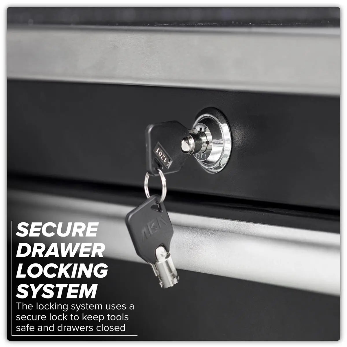 Sealey Premier Premier 2.5m Storage System - Stainless Worktop White Rose Tools