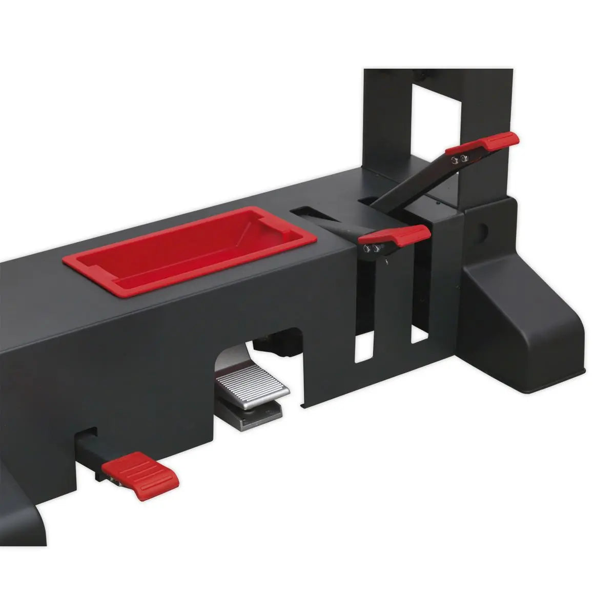 Sealey Premier Premier Air/Hydraulic Press 50 Tonne Floor Type with Sliding Ram and Foot Pedal