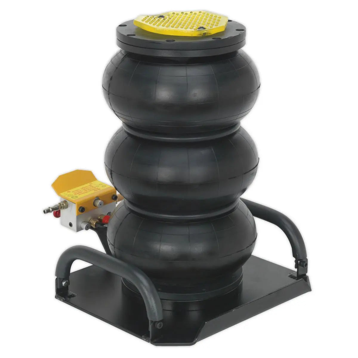 Sealey Premier Premier Air Operated Fast 3-Stage Jack 3 Tonne White Rose Tools