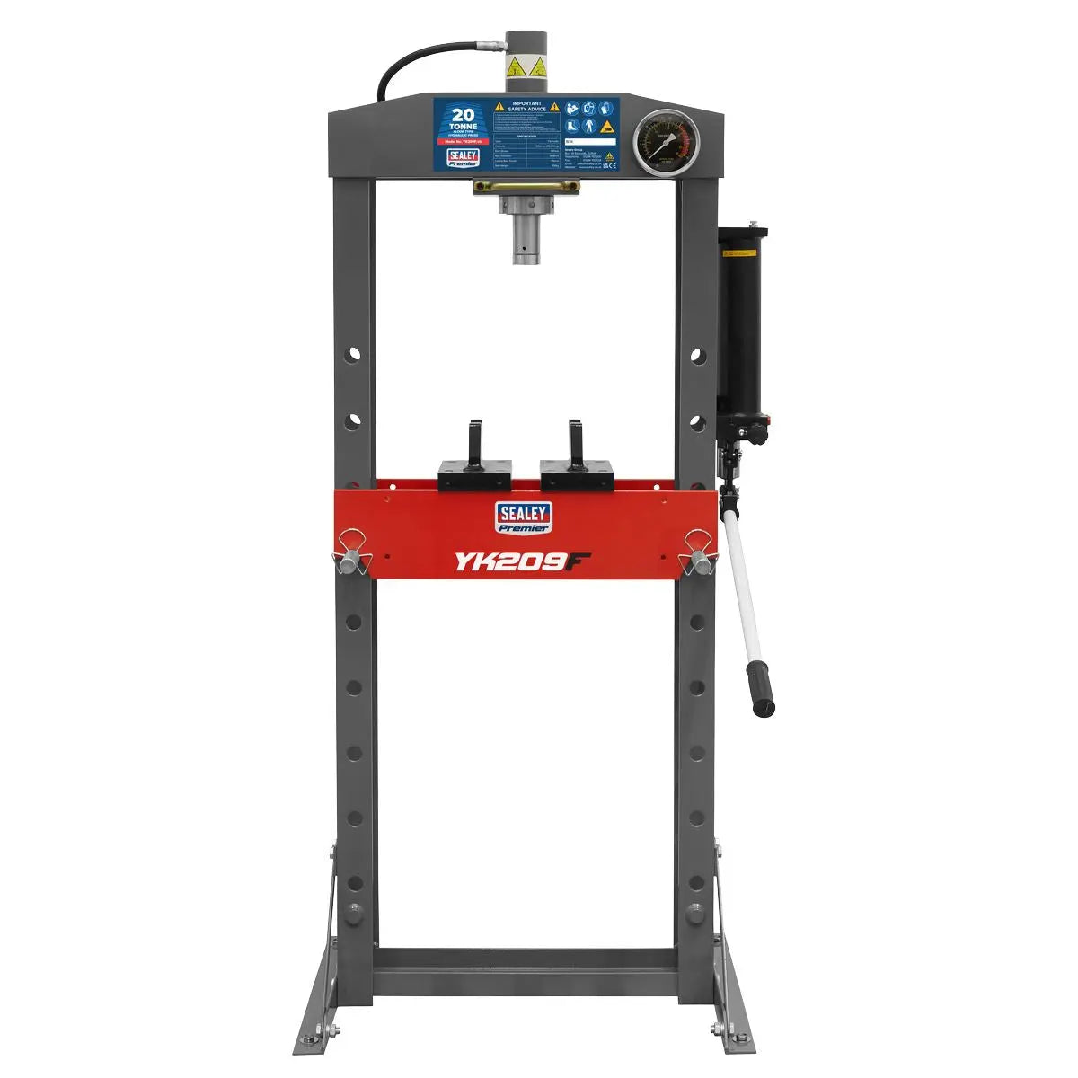 Sealey Premier Premier Hydraulic Floor Type Press 20 Tonne