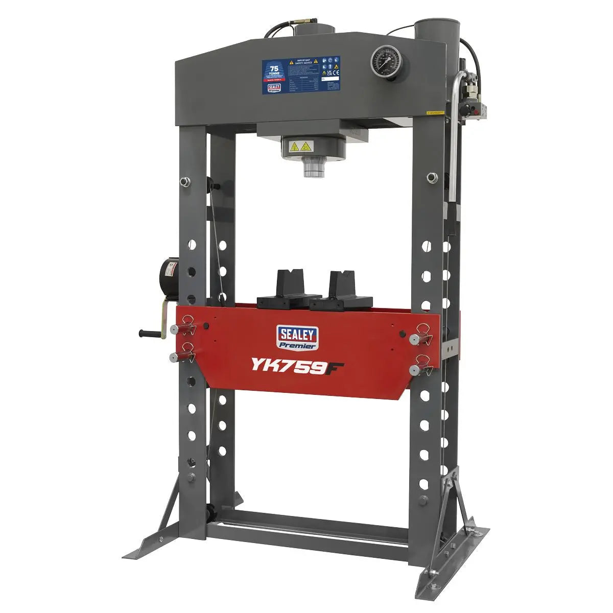 Sealey Premier Premier Hydraulic Floor Type Press 75 Tonne