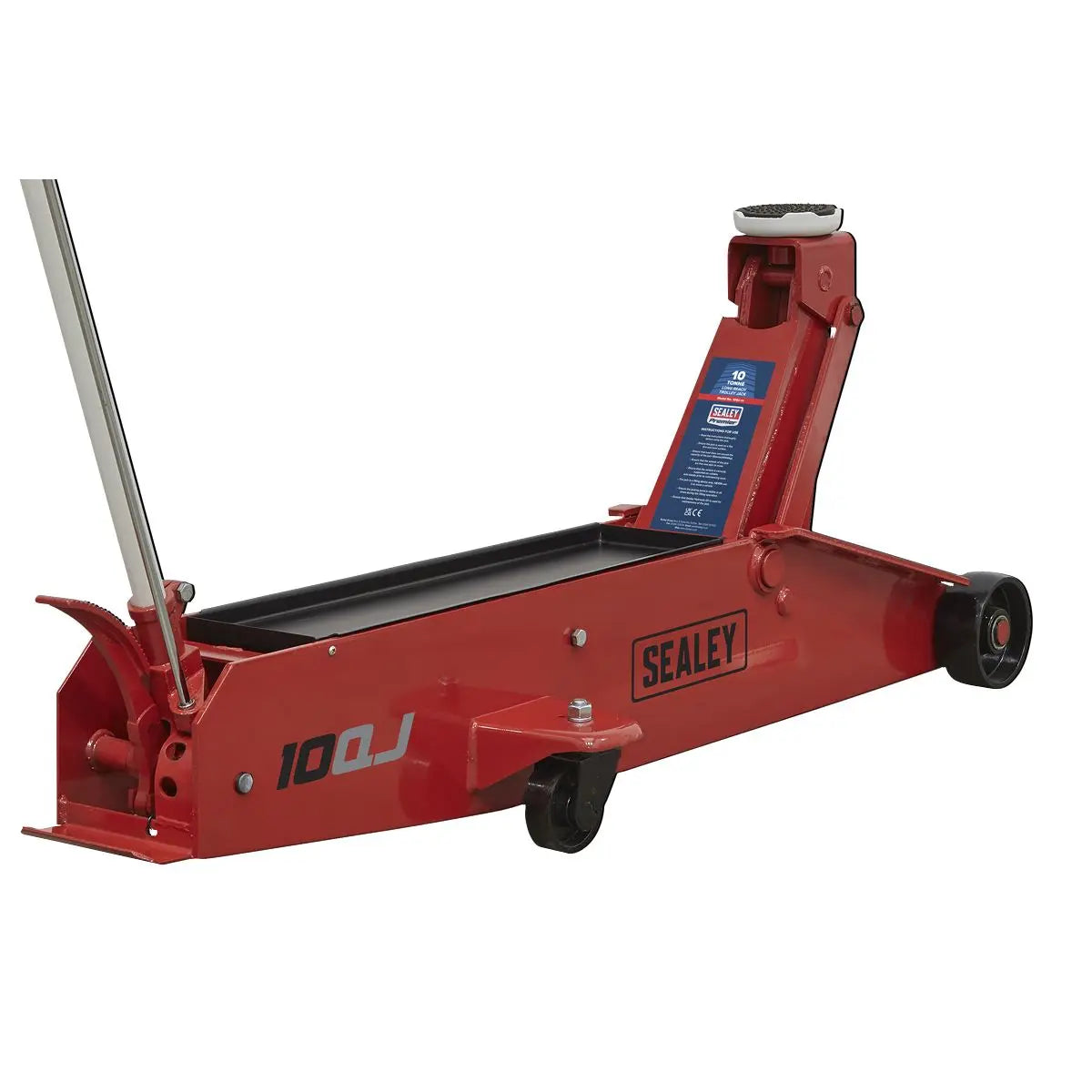 Sealey Premier Premier Long Reach Trolley Jack 10 Tonne
