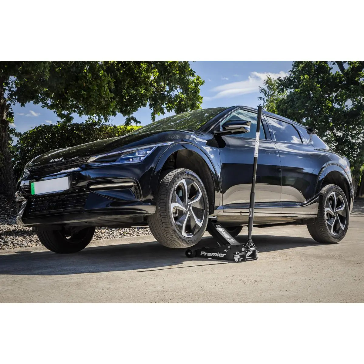 Sealey Premier Premier Low Profile Trolley Jack with Rocket Lift 4 Tonne - Black