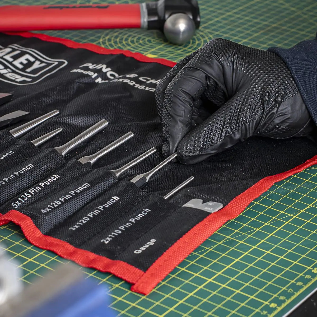 Sealey Premier Punch & Chisel Set 16pc White Rose Tools