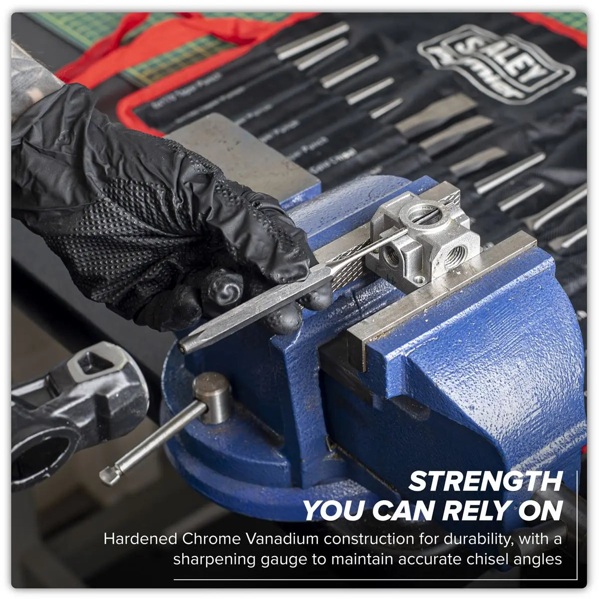 Sealey Premier Punch & Chisel Set 16pc White Rose Tools