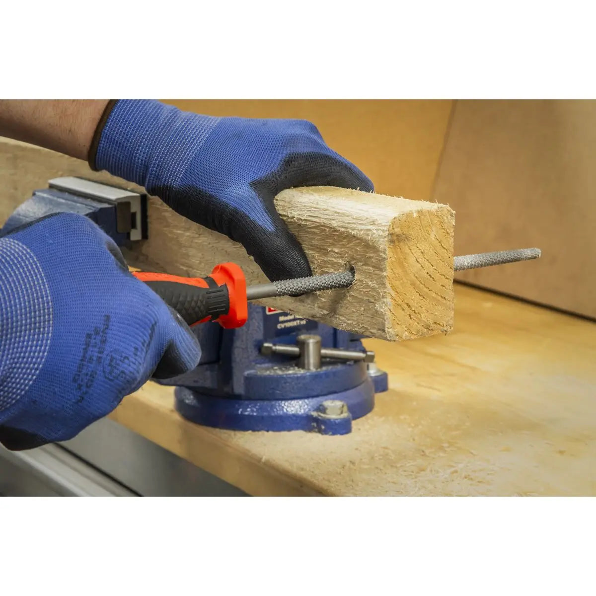 Sealey Premier Rasp File Set 3pc White Rose Tools