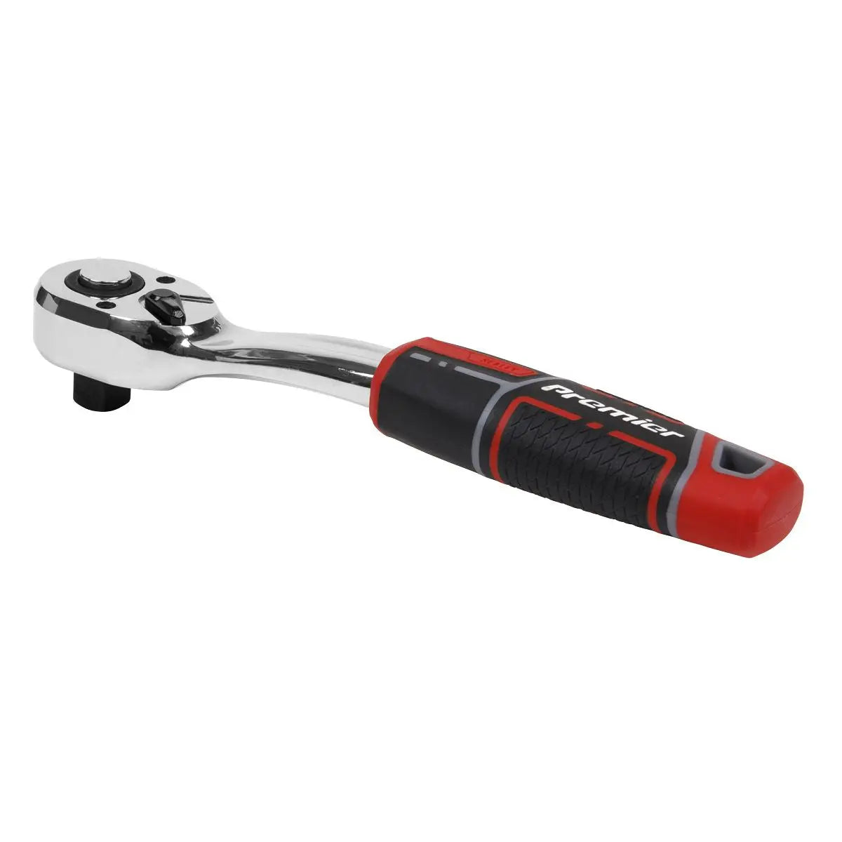 Sealey Premier Ratchet Wrench 1/2"Sq Drive Offset Pear-Head with Flip Reverse White Rose Tools