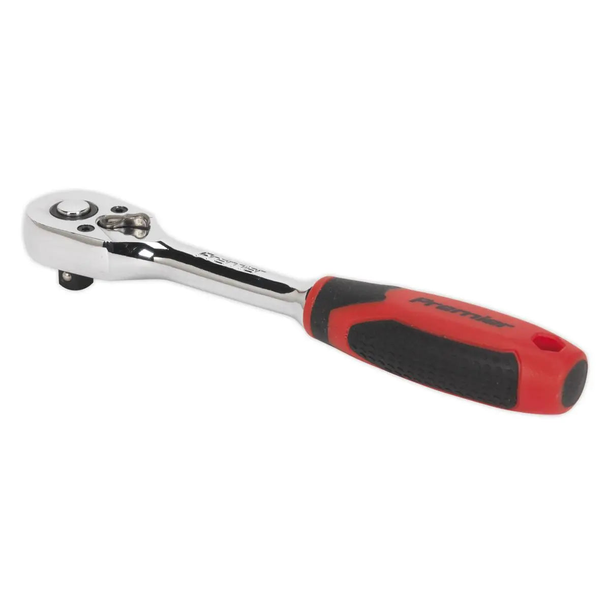 Sealey Premier Ratchet Wrench 1/4"Sq Drive Pear-Head Flip Reverse