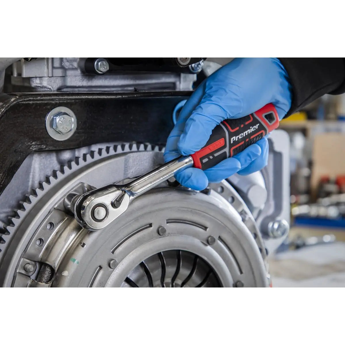 Sealey Premier Ratchet Wrench 3/8"Sq Drive Flip Reverse White Rose Tools