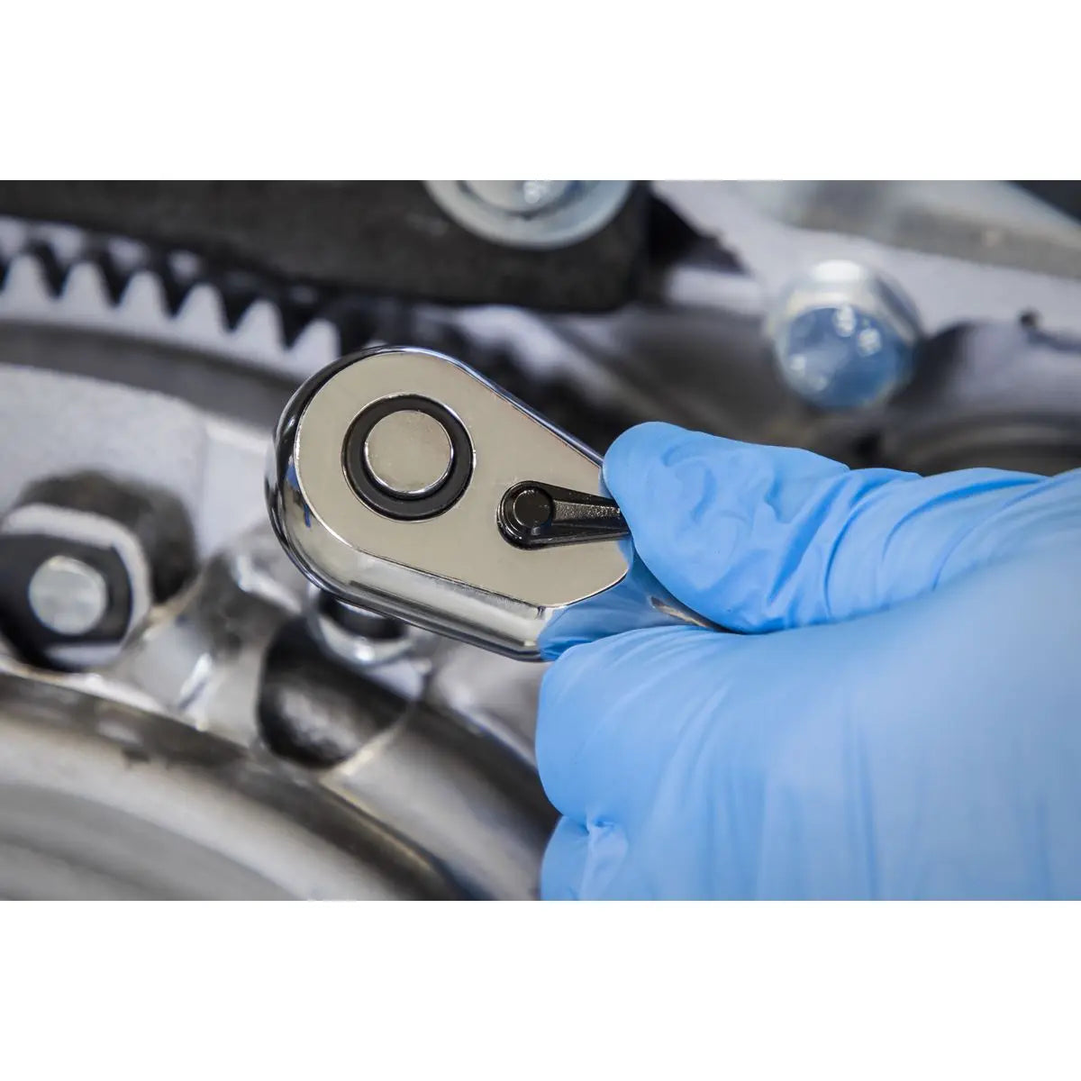 Sealey Premier Ratchet Wrench 3/8"Sq Drive Flip Reverse White Rose Tools