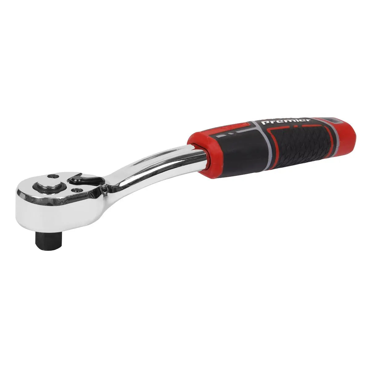 Sealey Premier Ratchet Wrench 3/8"Sq Drive Offset Pear-Head with Flip Reverse White Rose Tools