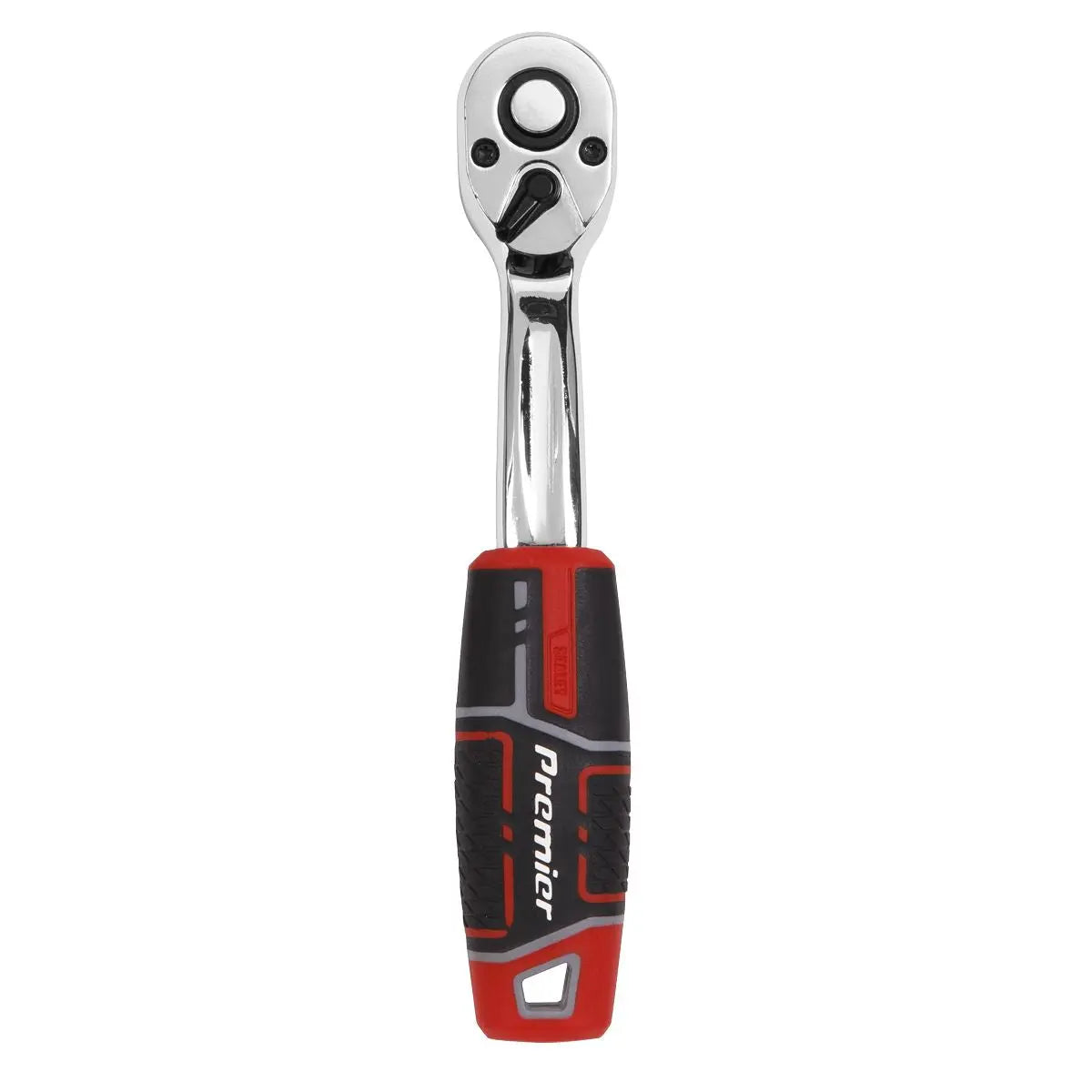 Sealey Premier Ratchet Wrench 3/8"Sq Drive Offset Pear-Head with Flip Reverse  White Rose Tools