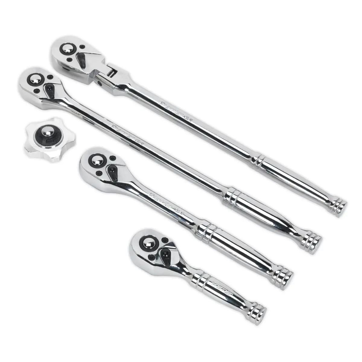 Sealey Premier Ratchet Wrench Master Set 5pc 3/8"Sq Drive