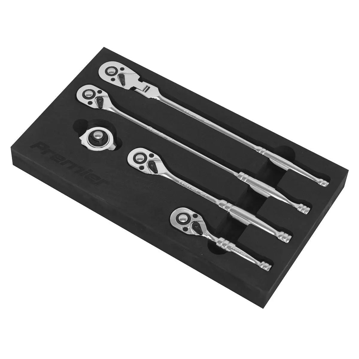 Sealey Premier Ratchet Wrench Master Set 5pc 3/8"Sq Drive