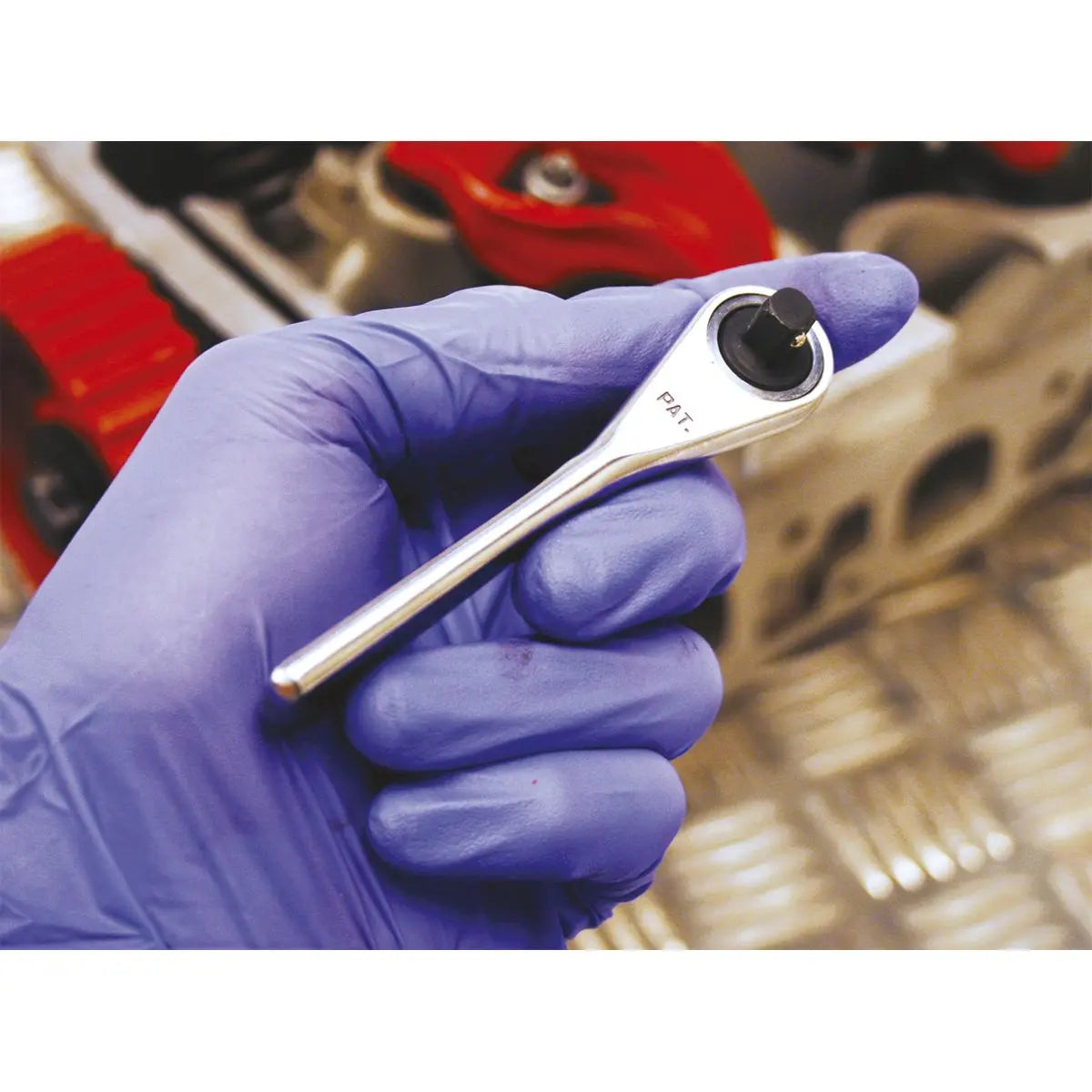 Sealey Premier Ratchet Wrench Micro 1/4"Sq Drive Stainless Steel