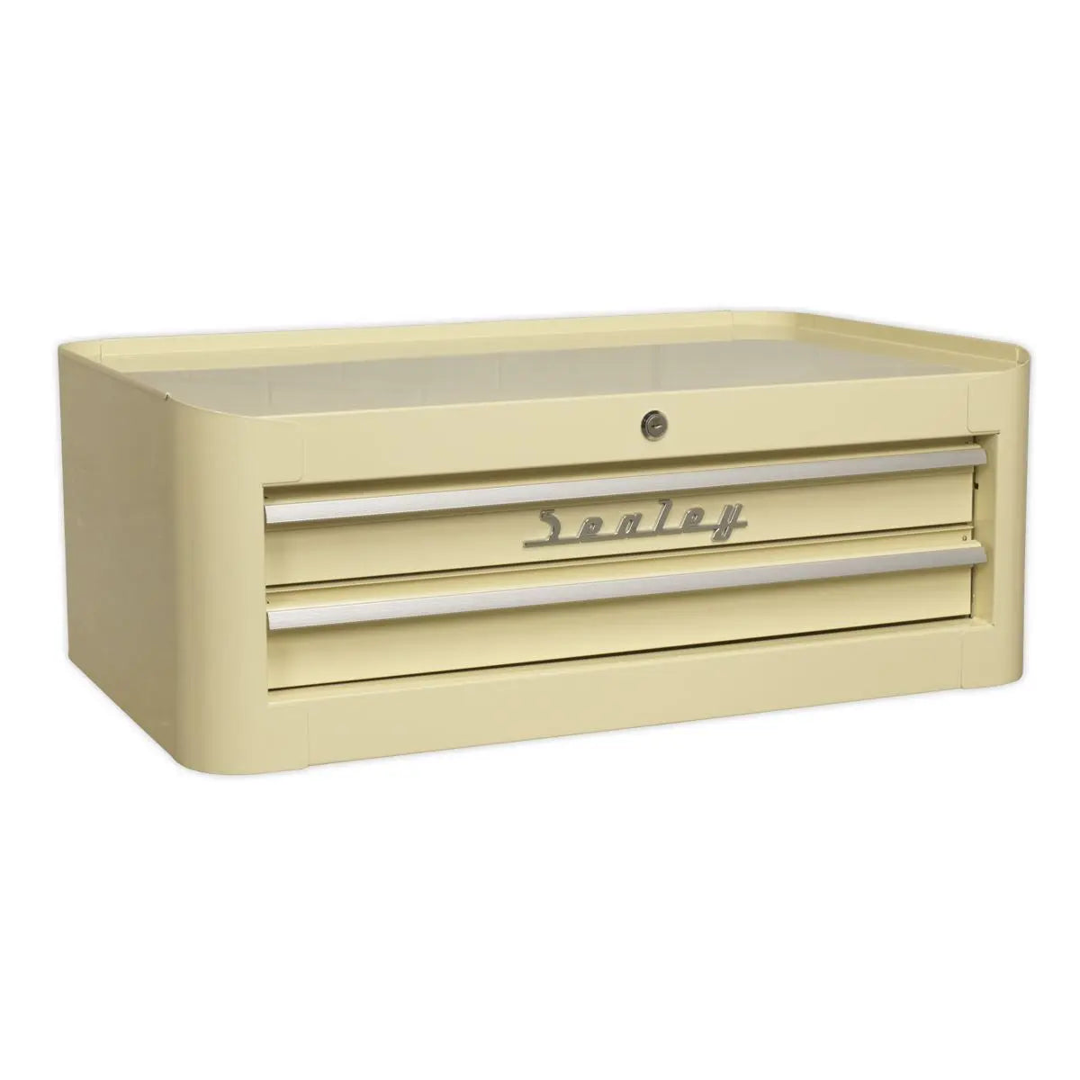 Sealey Premier Retro Style Topchest, Mid-Box Tool Chest & Rollcab Combination 10 Drawer Cream
