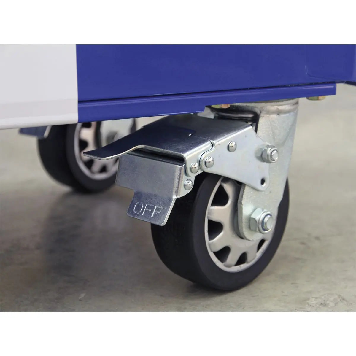 Sealey Premier Retro Style Wide Topchest & Rollcab Combination 10 Drawer Blue/White Stripes