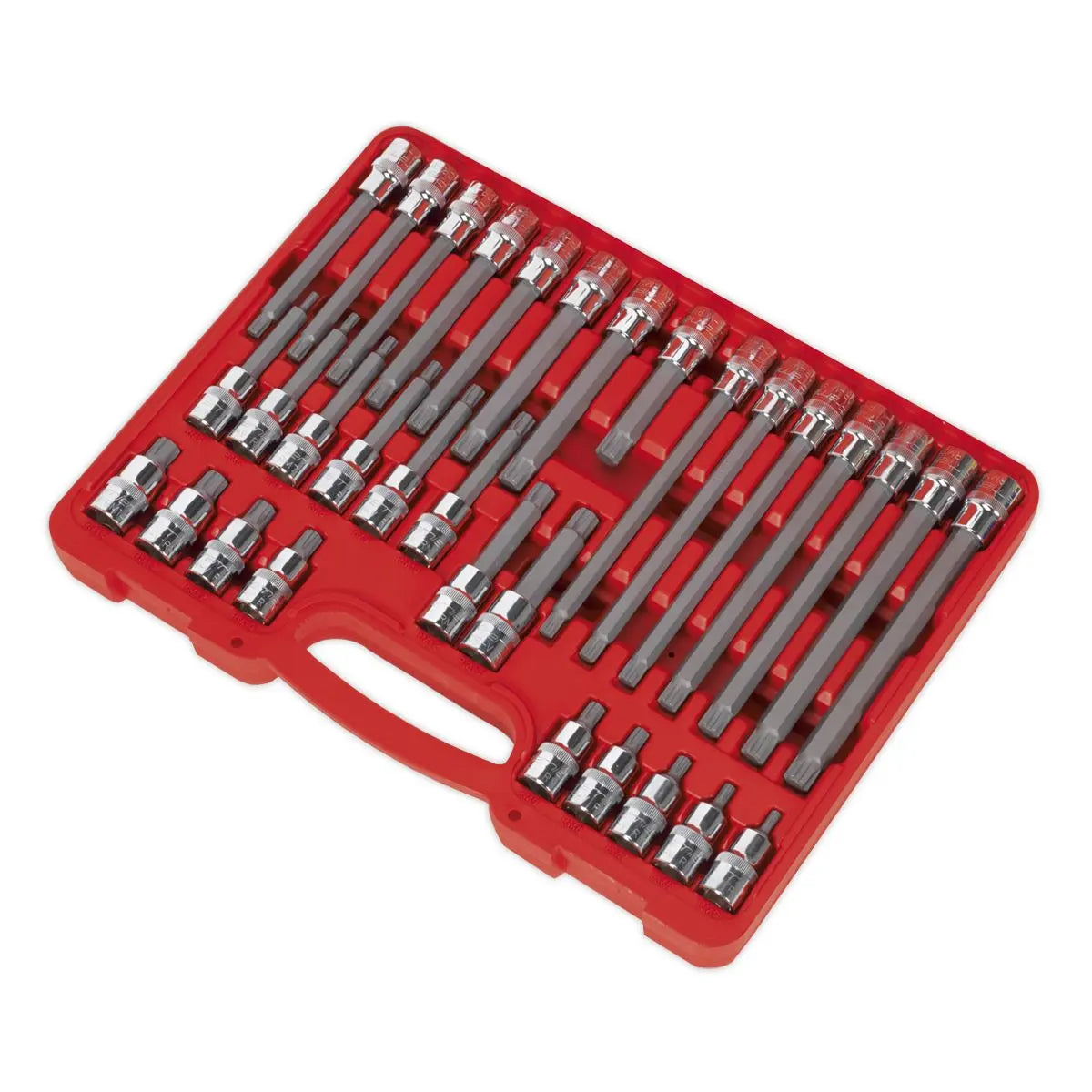 Sealey Premier Ribe Socket Bit Set 32pc 1/2"Sq Drive