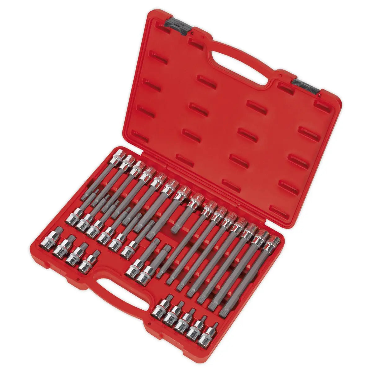 Sealey Premier Ribe Socket Bit Set 32pc 1/2"Sq Drive