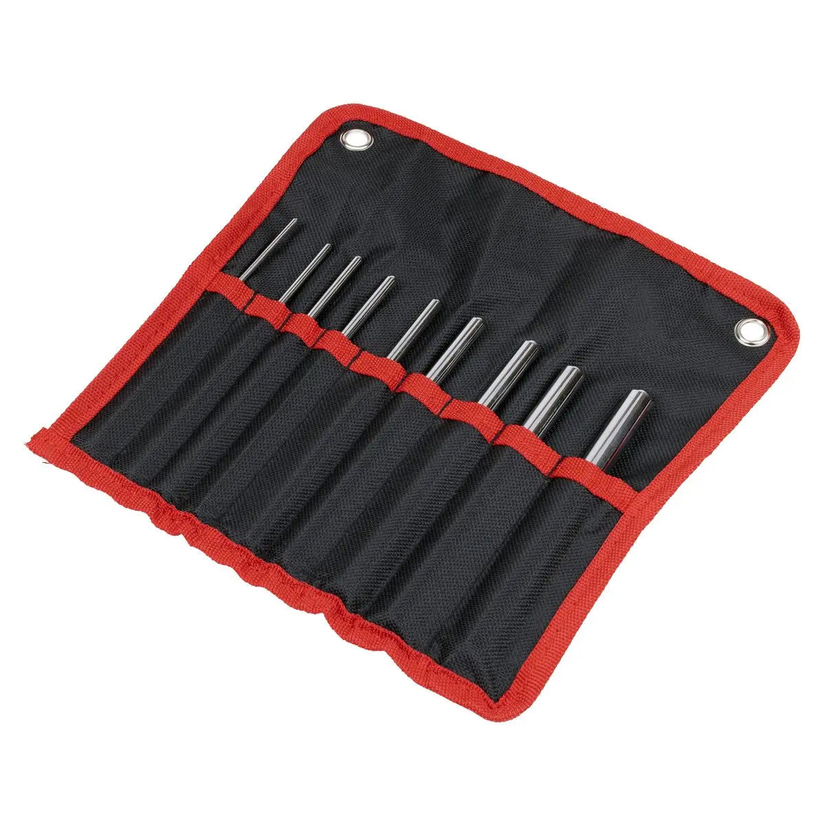 Sealey Premier Roll Pin Punch Set Imperial 1/8-1/2" 9pc White Rose Tools