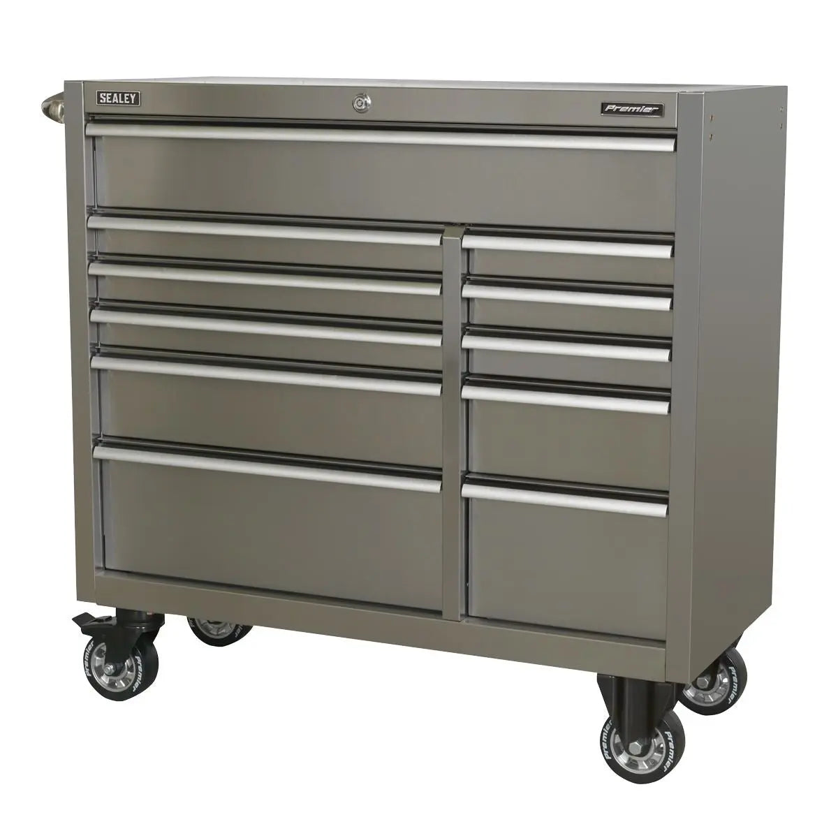 Sealey Premier Rollcab 11 Drawer 1055mm Extra-Wide Stainless Steel Heavy-Duty