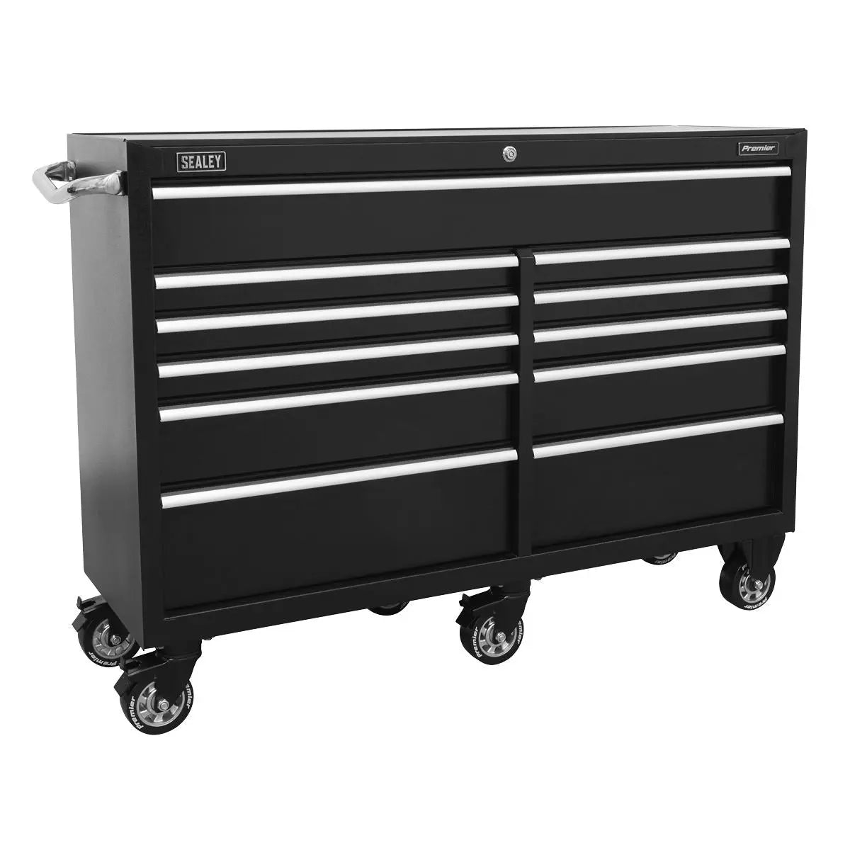 Sealey Premier Rollcab 11 Drawer 1430mm Extra-Wide Heavy-Duty Black