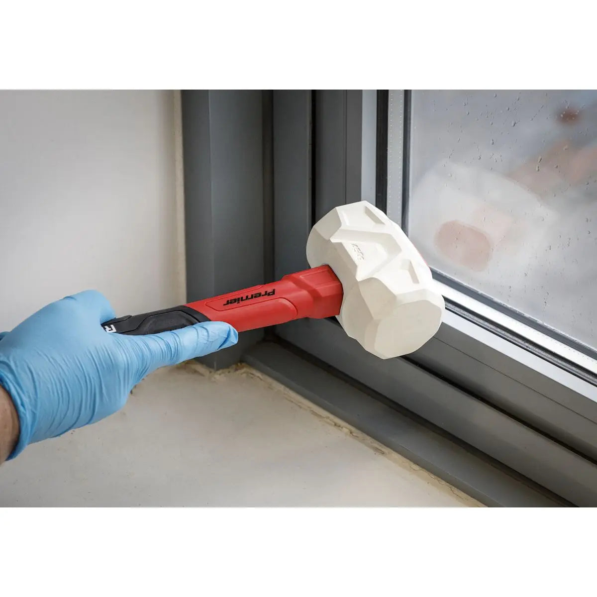 Sealey Premier Rubber Mallet with Fibreglass Shaft 16oz