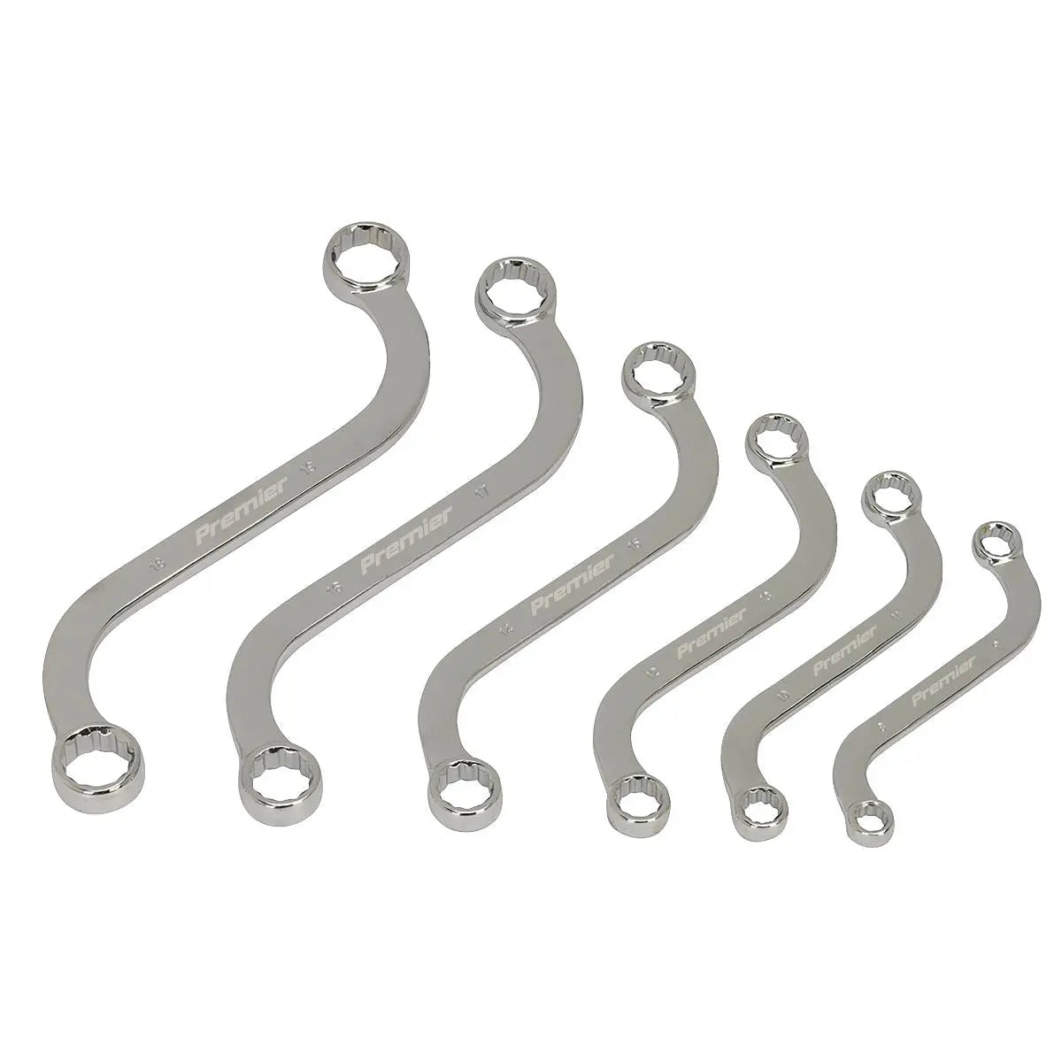 Sealey Premier S-Spanner Set 6pc - Metric