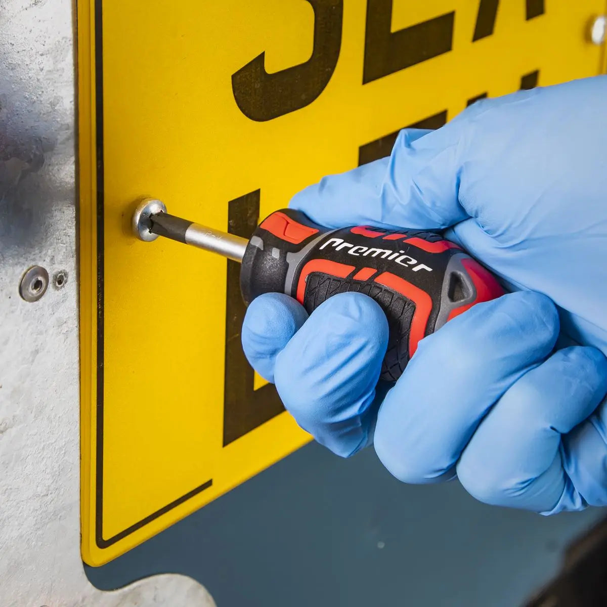 Sealey Premier Screwdriver Set 3 Piece GripMAX Stubby