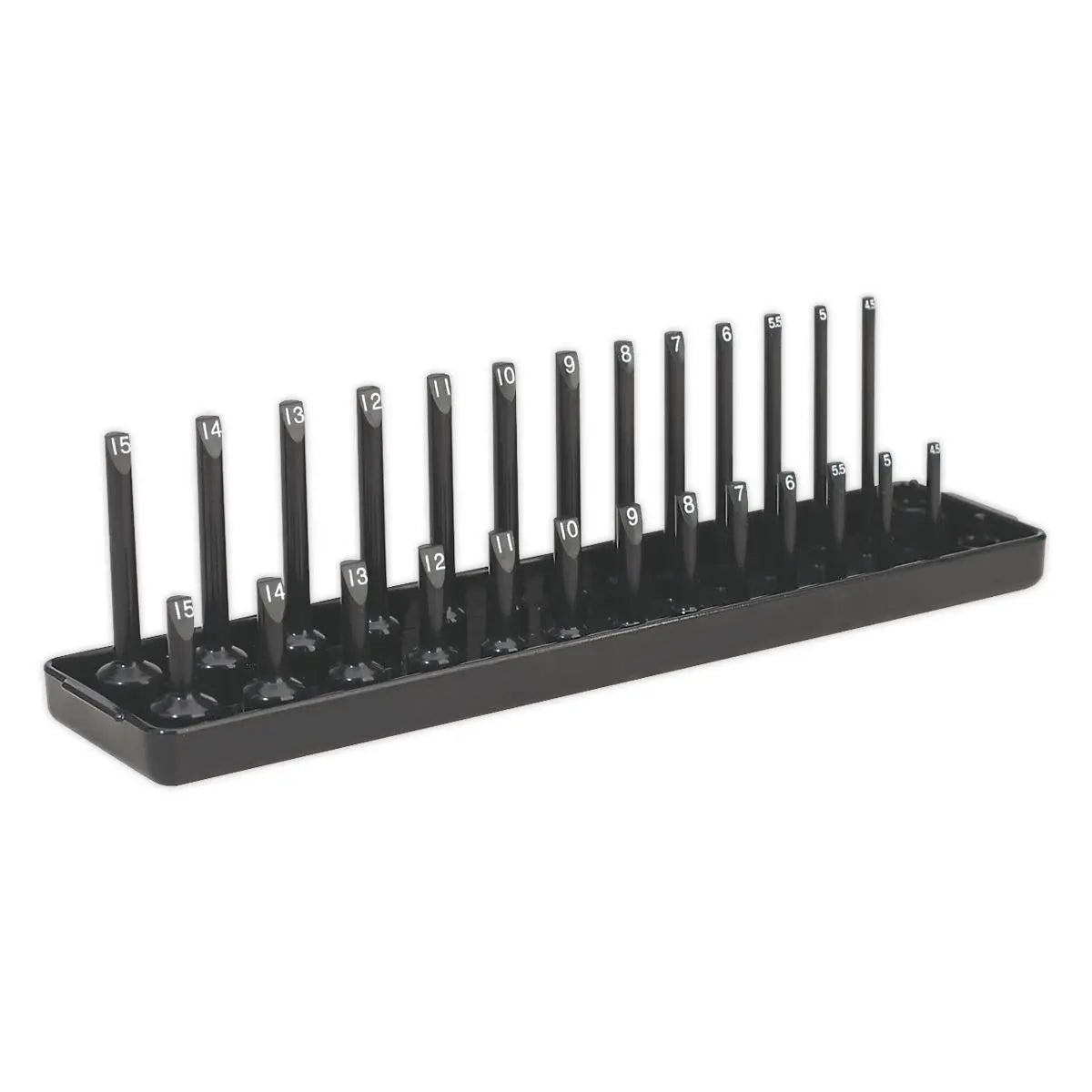 Sealey Premier Socket Holder 1/4"Sq Drive 4-15mm