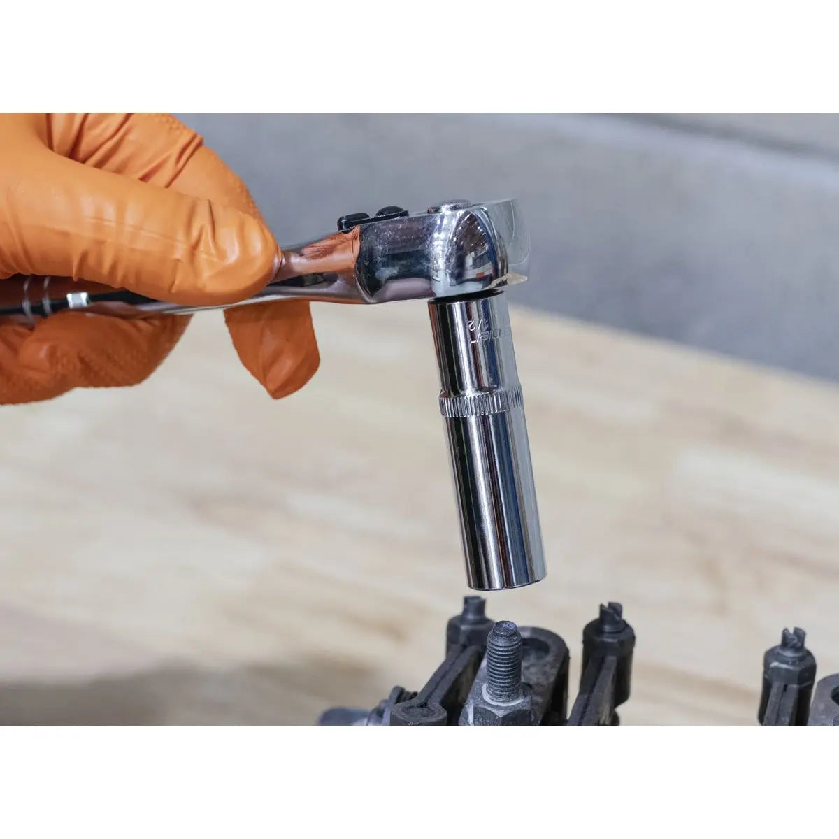 Sealey Premier Socket Set 11pc 3/8"Sq Drive 12pt Deep WallDrive® Imperial