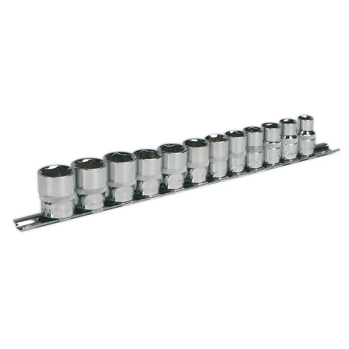 Sealey Premier Socket Set 12pc 3/8"Sq Drive WallDrive® Metric