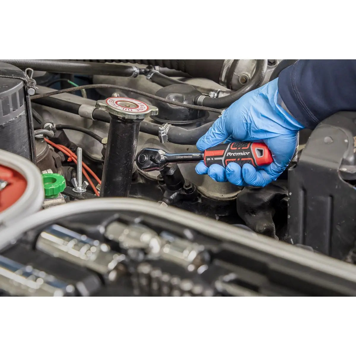 Sealey Premier Socket Set 172pc 1/4", 3/8" & 1/2"Sq Drive WallDrive® White Rose Tools