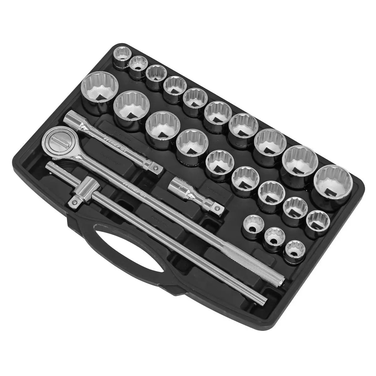 Sealey Premier Socket Set 26pc 3/4"Sq Drive 12-point WallDrive®