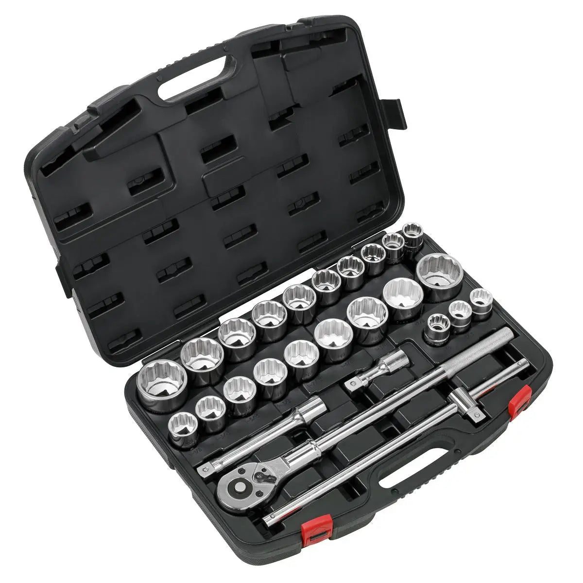 Sealey Premier Socket Set 26pc 3/4"Sq Drive 12-point WallDrive®