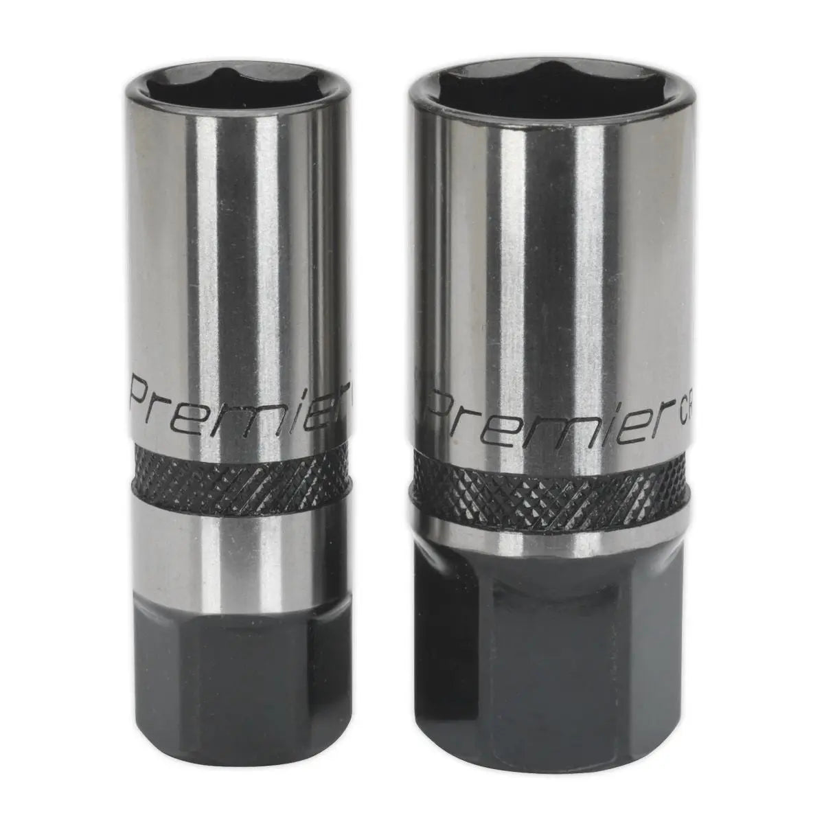 Sealey Premier Socket Set 28 Piece 1/2" Drive 6 Point WallDrive Metric Black Series