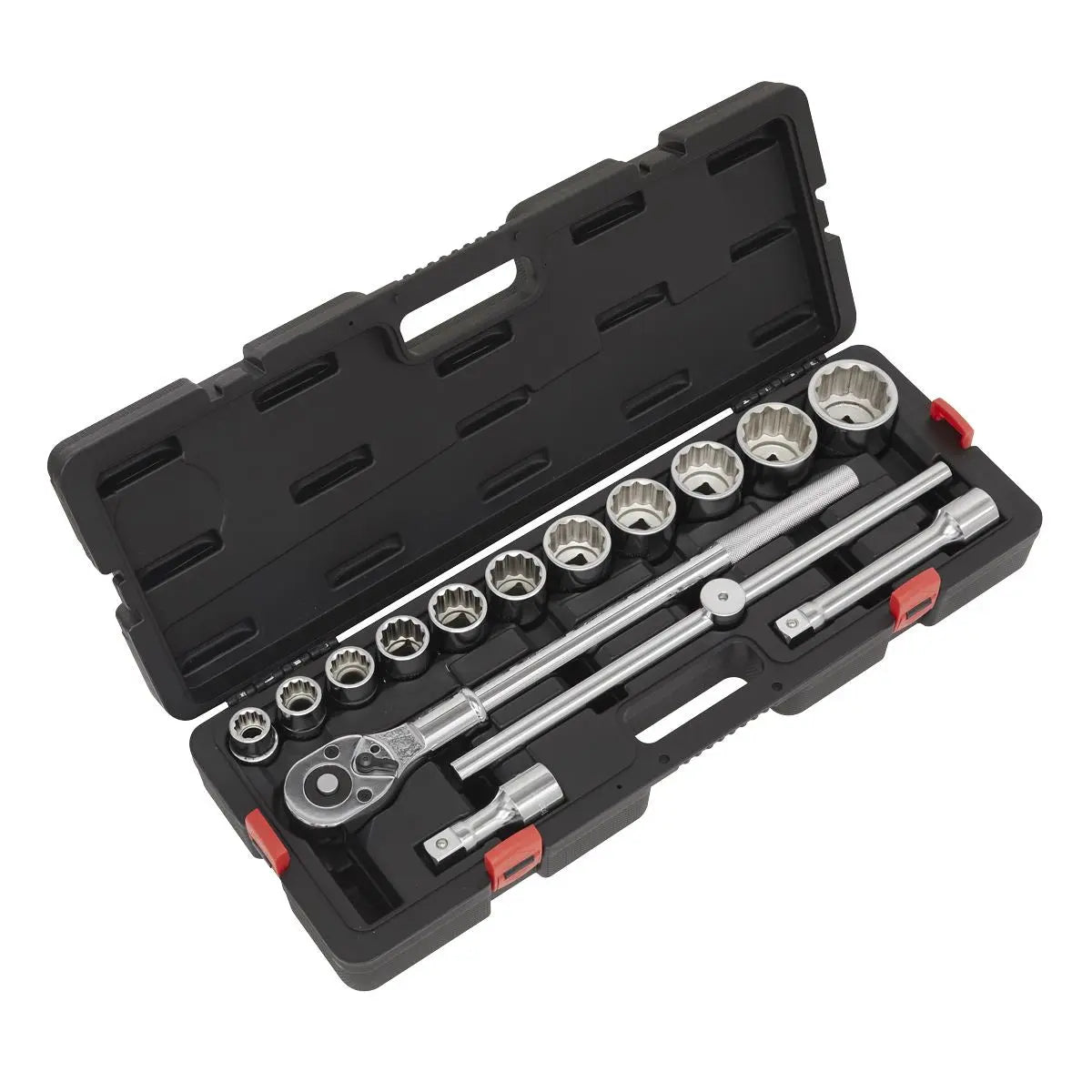 Sealey Premier Socket Set 3/4"Sq Drive 12-point WallDrive® 15pc Metric