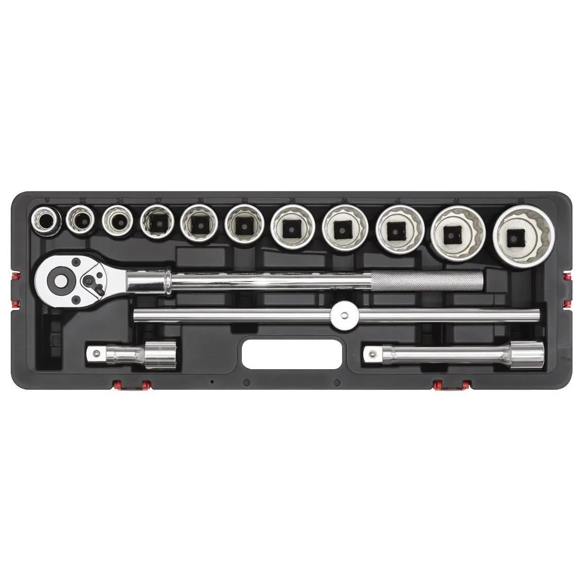 Sealey Premier Socket Set 3/4"Sq Drive 12-point WallDrive® 15pc Metric