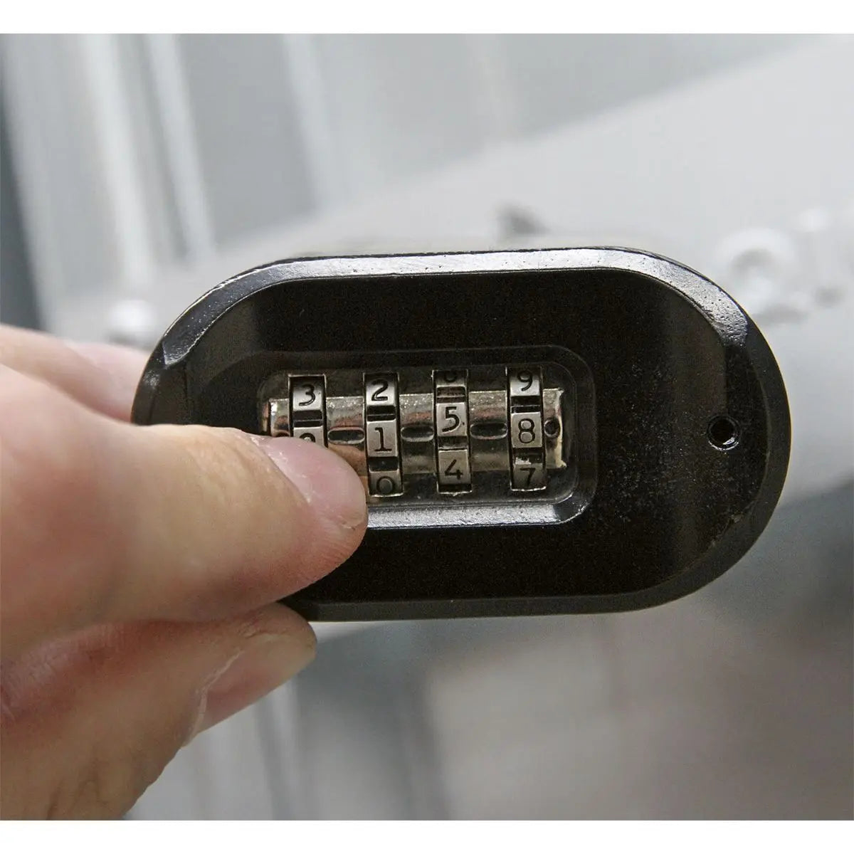 Sealey Premier Steel Body Combination Padlock Shrouded Shackle 62mm