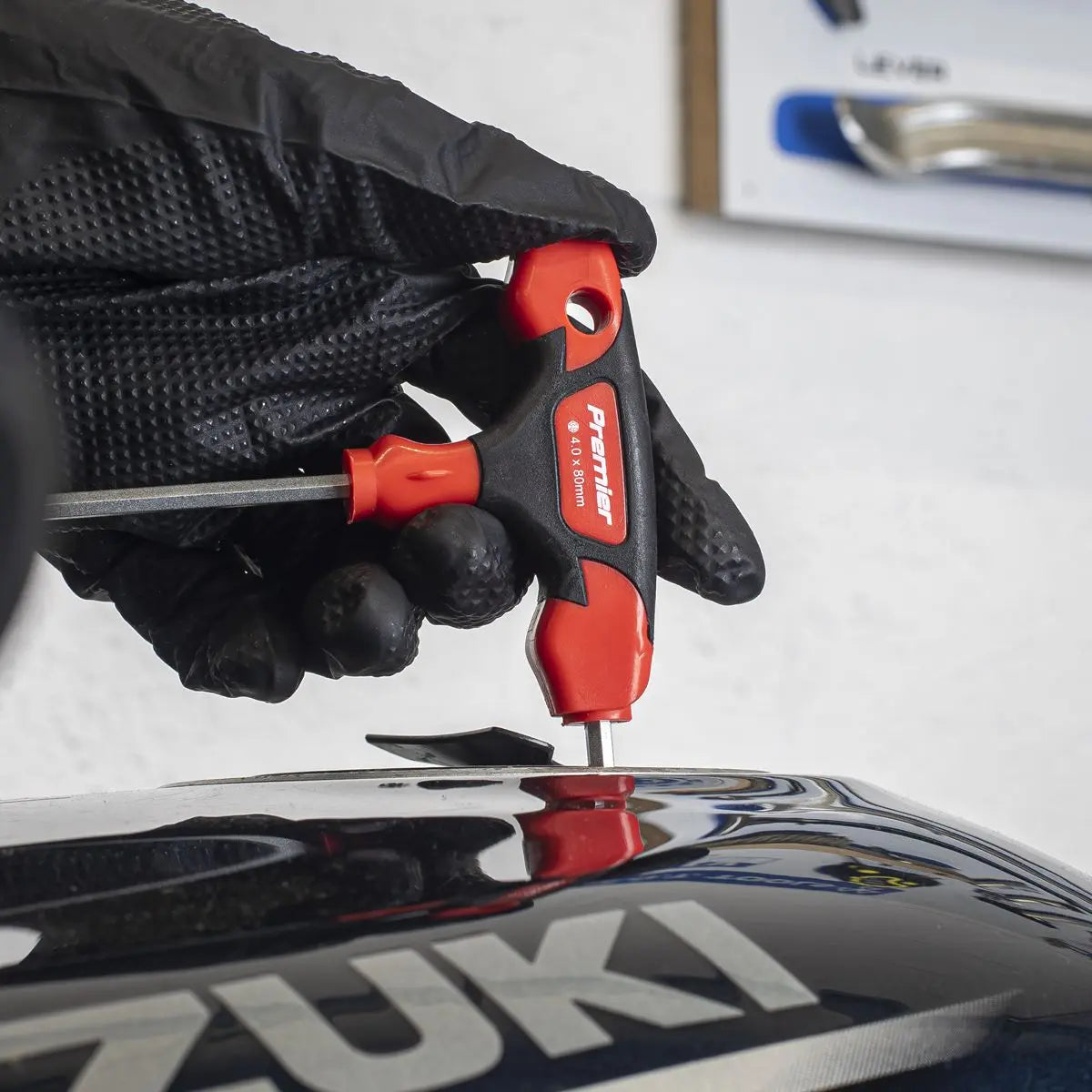 Sealey Premier T-Handle Ball-End Hex Key Set 8pc - White Rose Tools