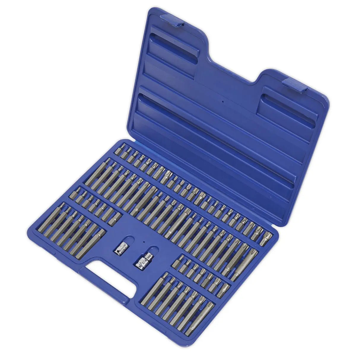Sealey Premier TRX-Star/Security TRX-Star/Hex/Ribe/Spline Bit Set 74pc 3/8" & 1/2"Sq Drive