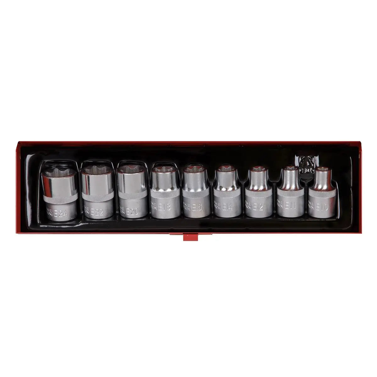 Sealey Premier TRX-Star* Female Socket Set 9pc 1/2"Sq Drive E10-E24