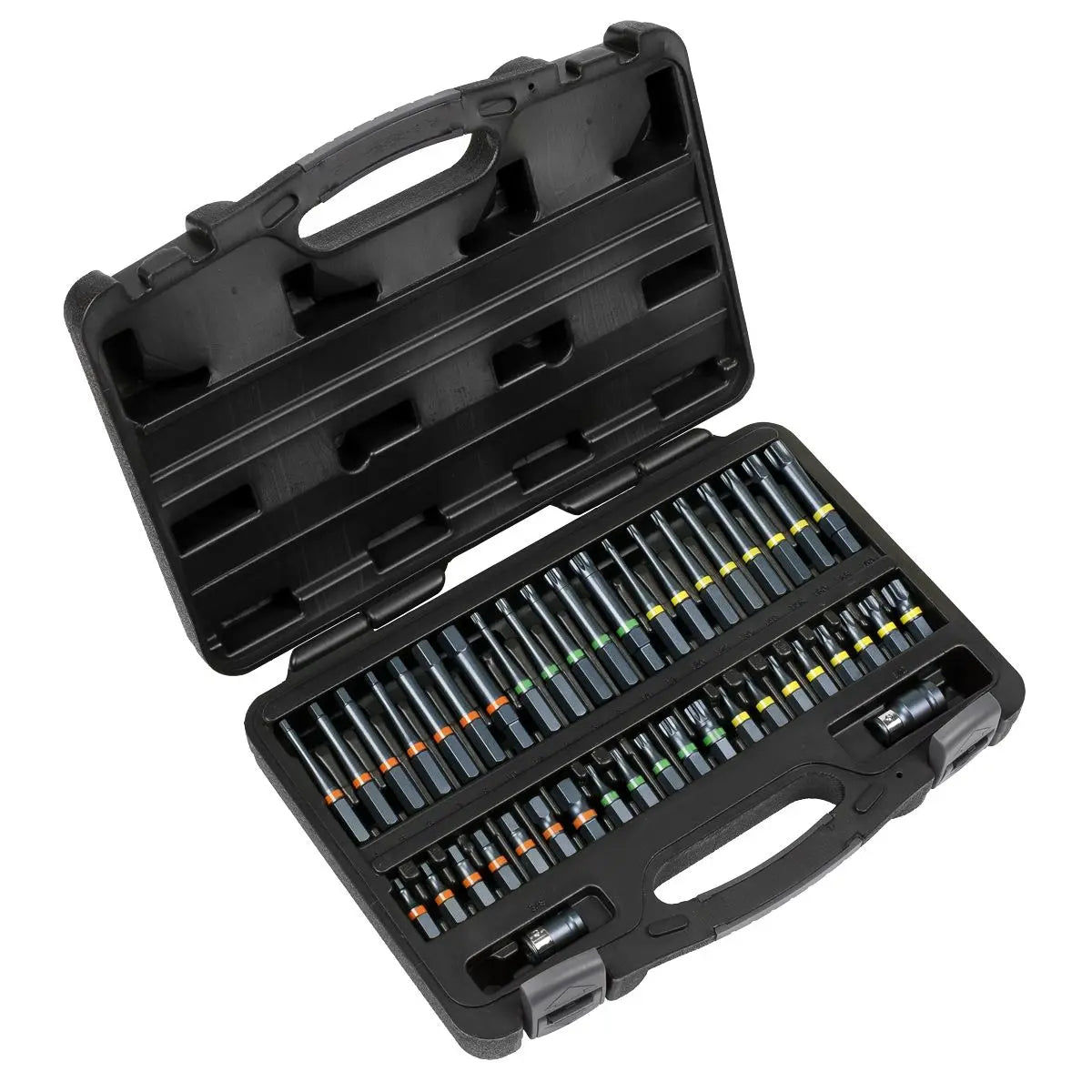Sealey Premier TRX-Star*/Hex/Spline Bit Set Impact 42pc 3/8" & 1/2"Sq Drive