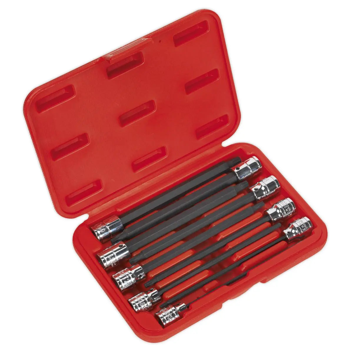 Sealey Premier TRX-Star* Socket Bit Set 9pc 3/8"Sq Drive 150mm